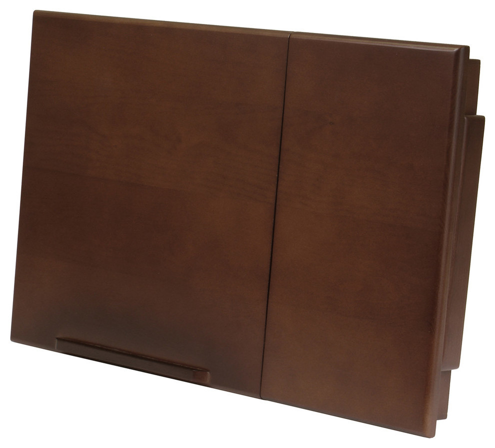 Winsome Alden Lap Desk Flip Top With Drawer And Foldable Legs In