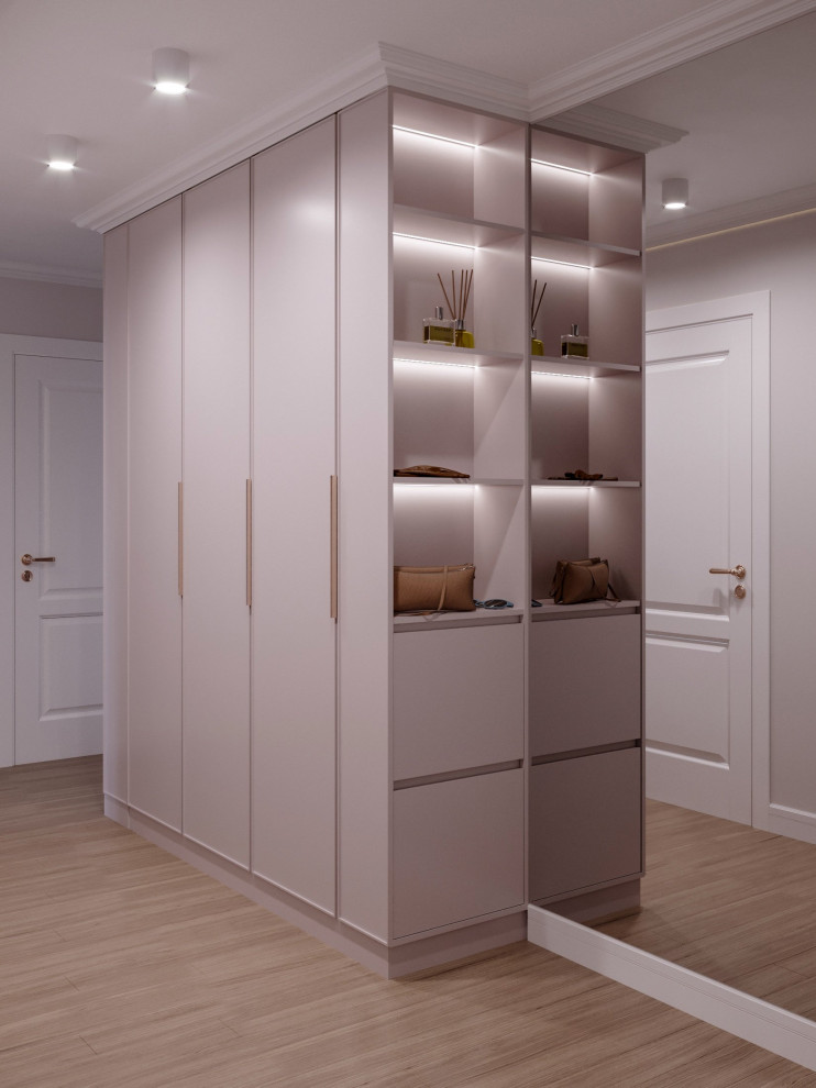 Дизайн проект квартиры "Пудра"