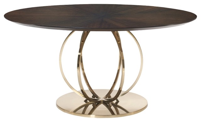 Modern Round Pedestal Dining Table sabine parquet-top round pedestal table - transitional - dining Modern Round Pedestal Dining Table sabine parquet-top round pedestal table - transitional - dining