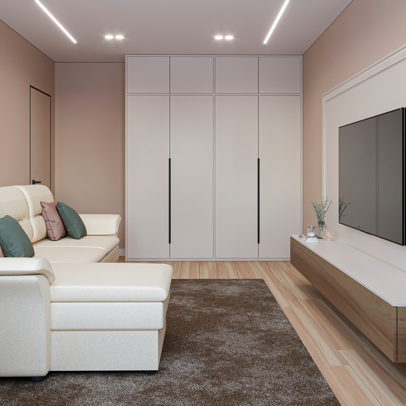 Квартира в панельном доме  50 кв.м.