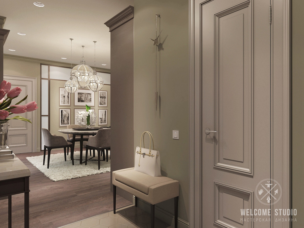 «Savanna’s color». Трёхкомнатная квартира в Москве.