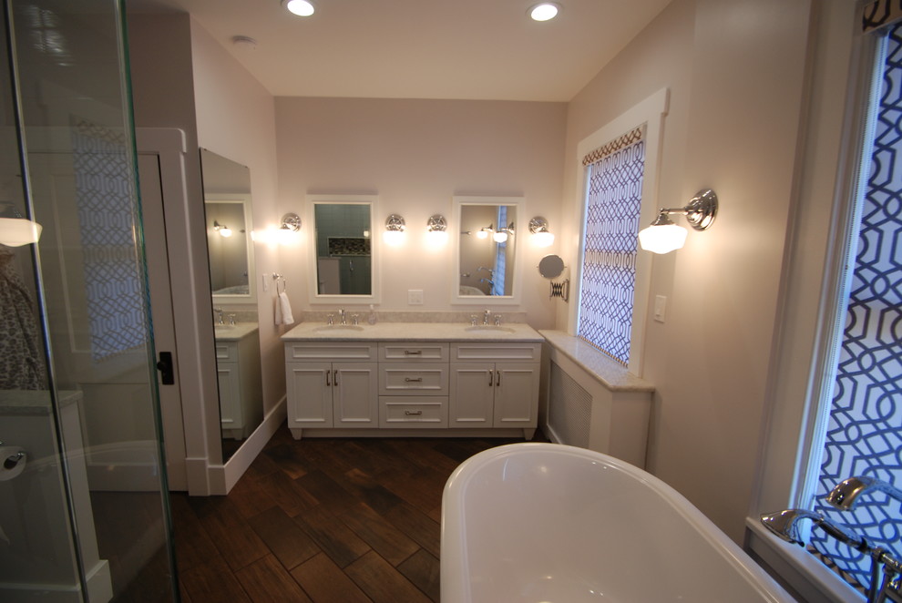 Bathroom - large transitional bathroom idea
