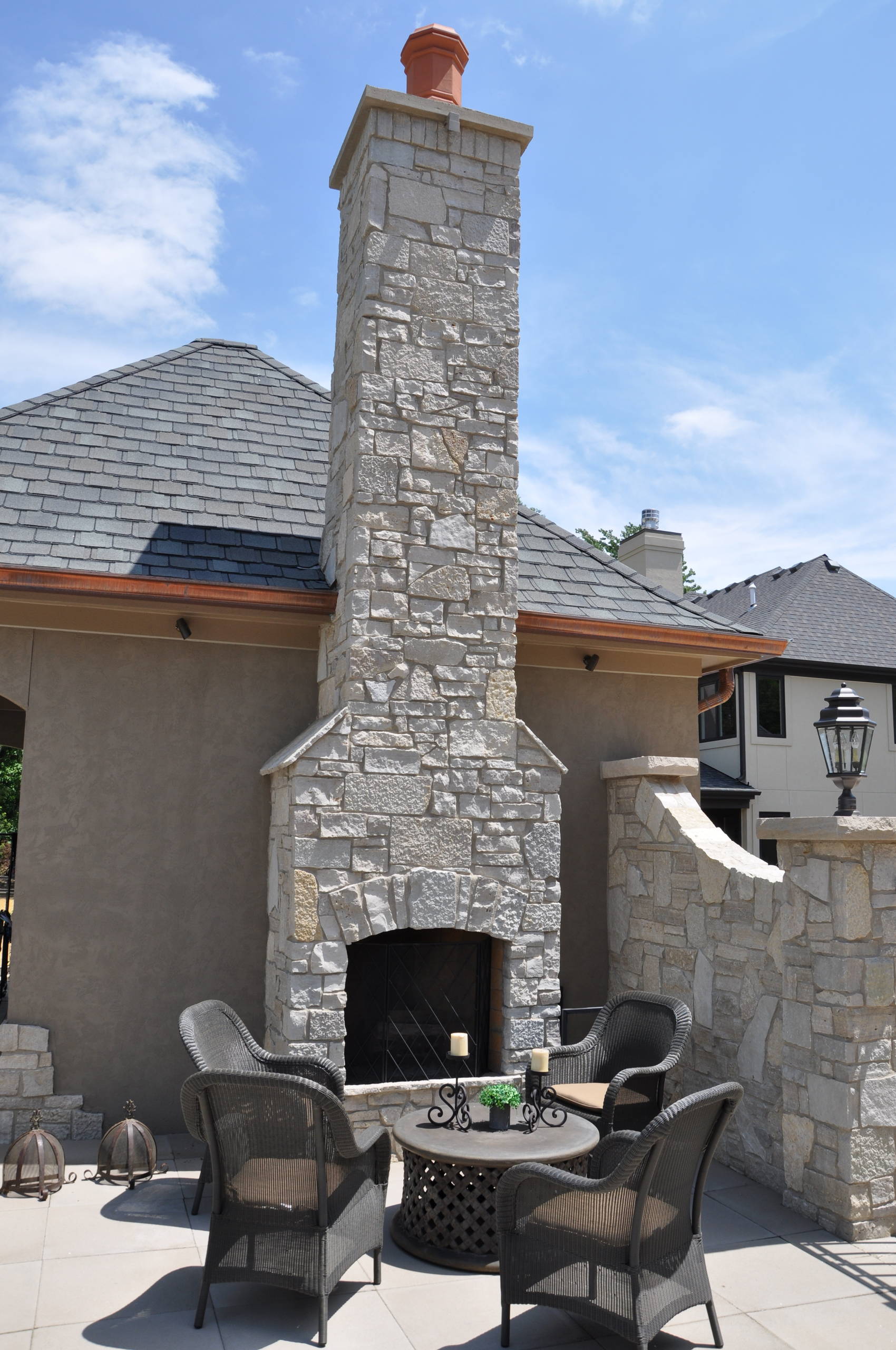 Luxurious Outdoor Pool with Pool House & Pergola