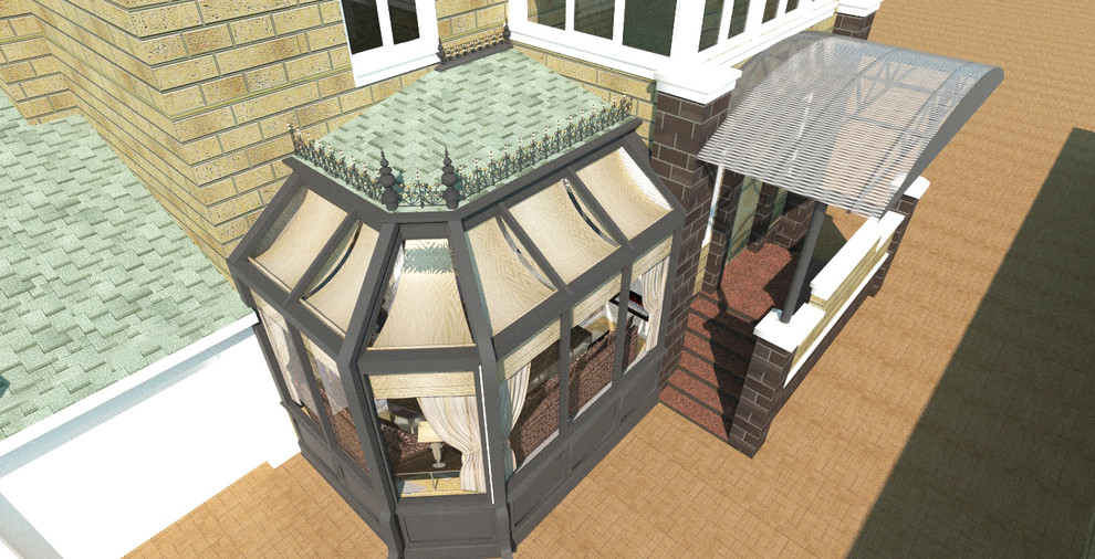 Пристрой к кухне коттеджа. г. Уфа, пос. 8 марта.