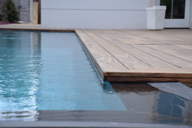 Accoya pool steps piscina