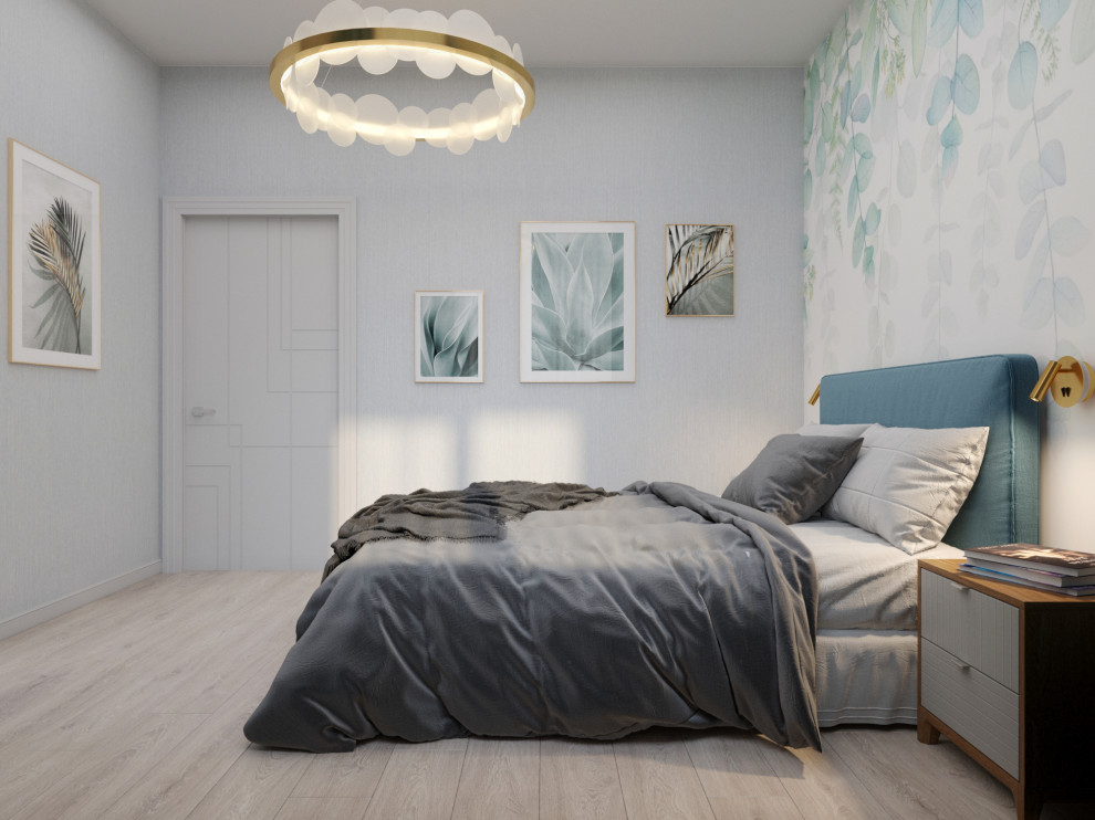 Спальня с гардеробной в таун-хаусе. Кемеровская обл.