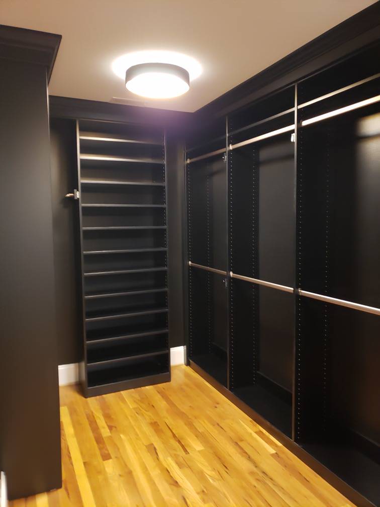 His Master Black Stunning Closet