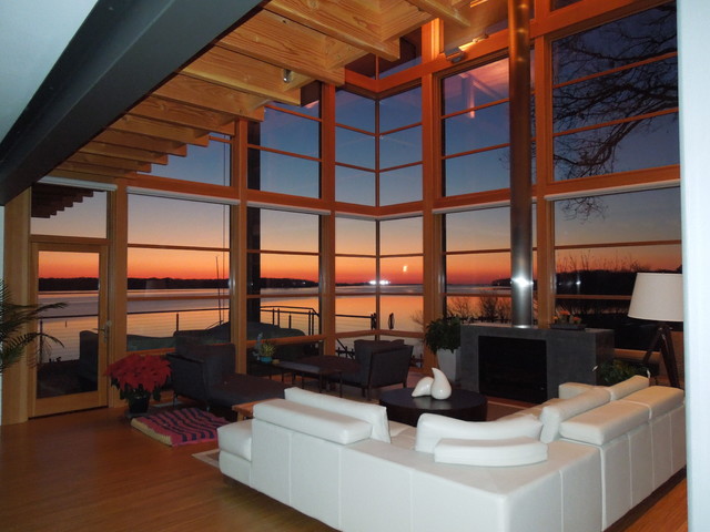 bay house modern-vardagsrum