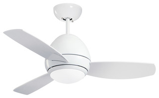 Curva 44 Ceiling Fan Appliance White All Weather Applian Midcentury Ceiling Fans By Lighting New York