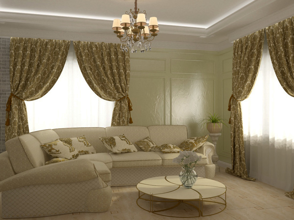 Интерьер в стиле арт-деко для загородного дома