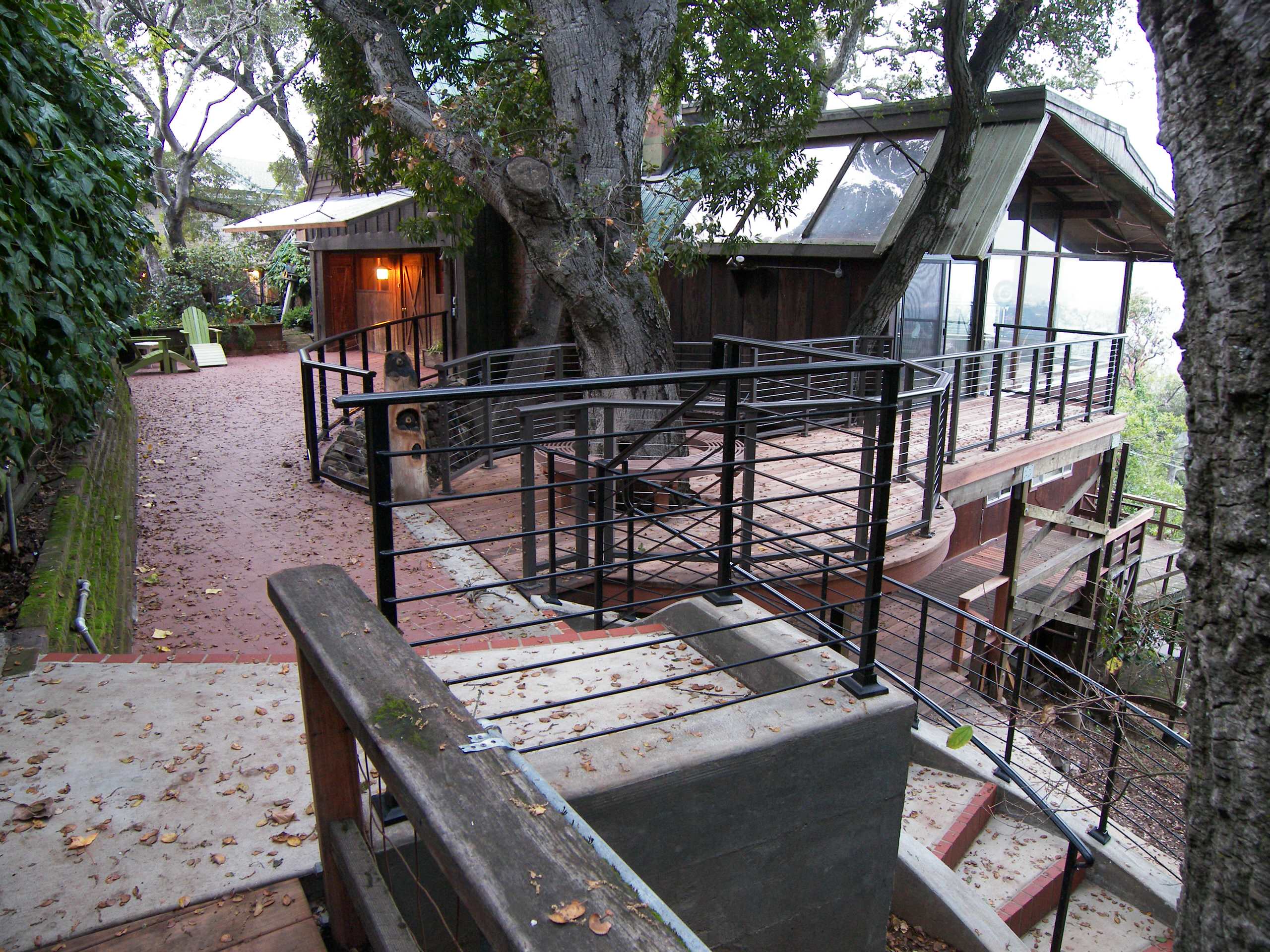 Deck Porch And Tree Branch Design