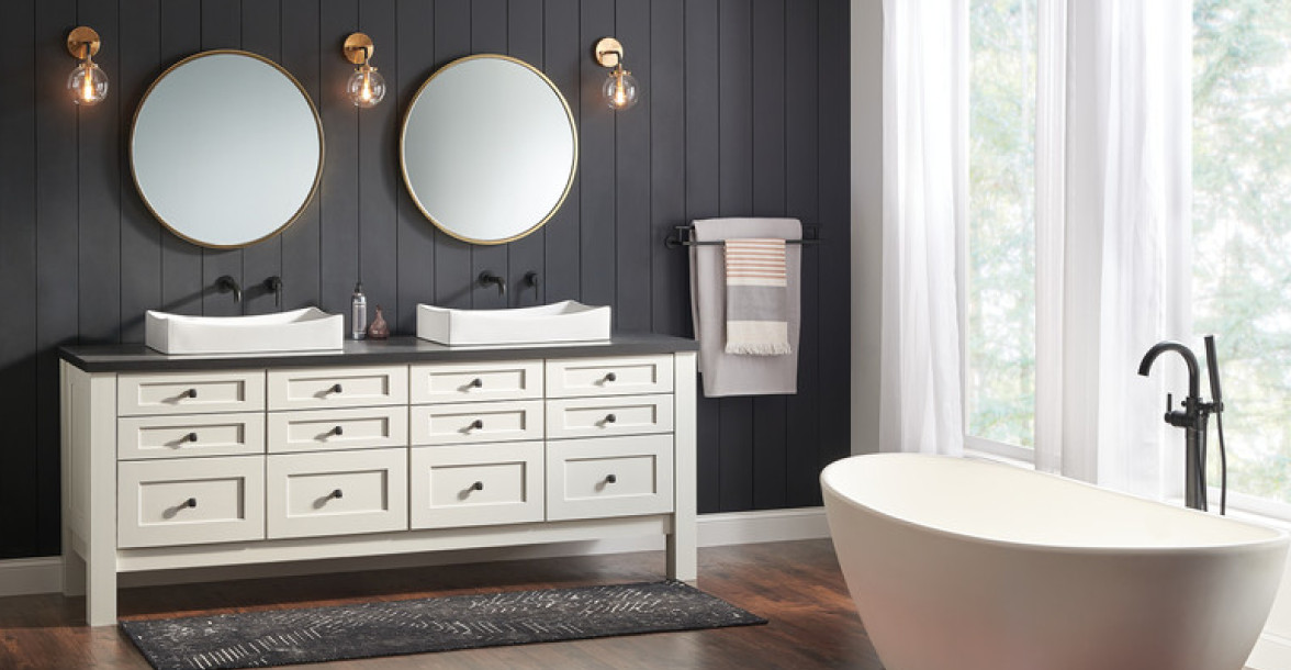 2022 Bath Trend: Black Accents in the Bathroom
