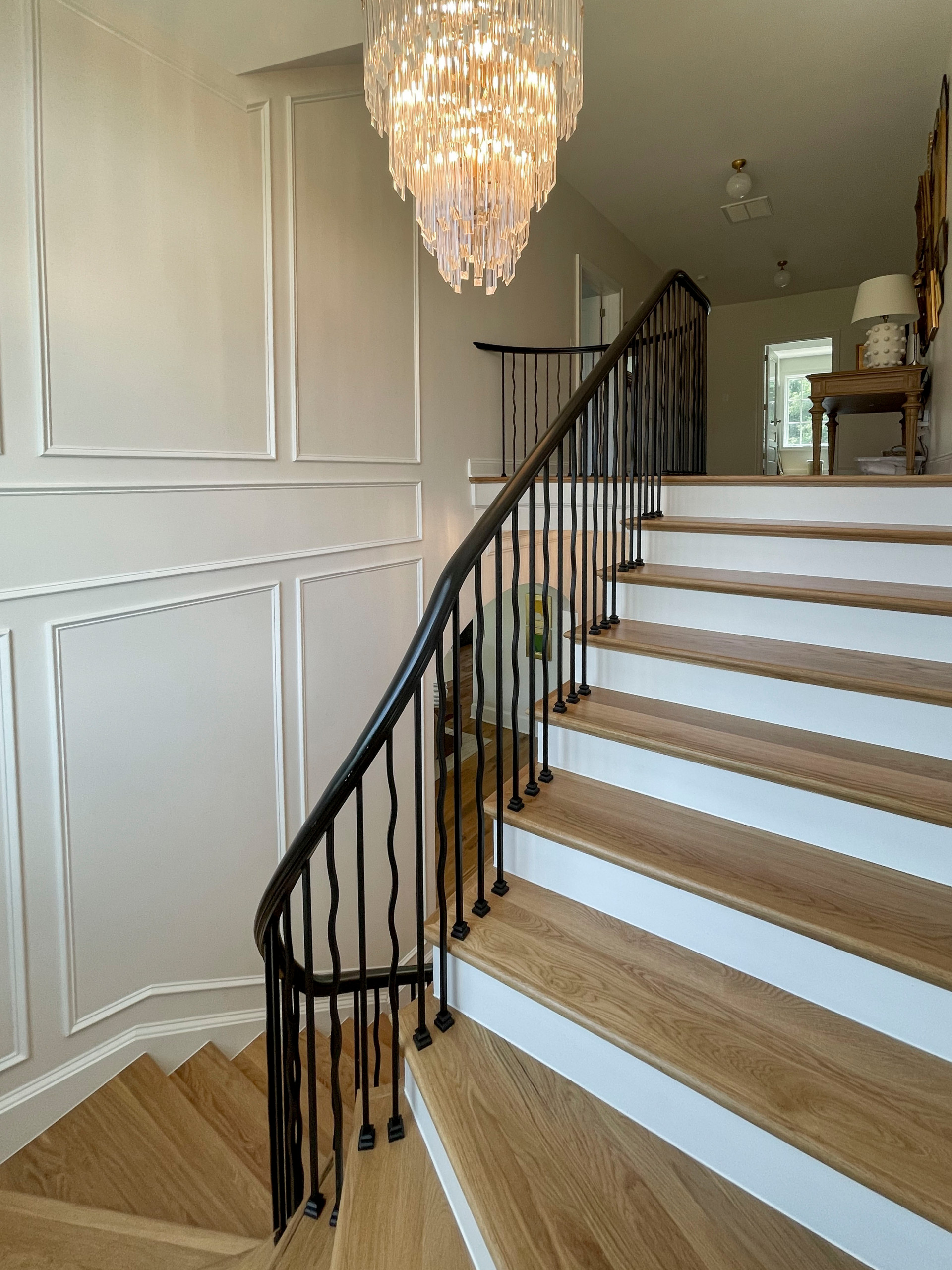 106_Modern Balustrade System Meets Traditional Winding Stairs, Aldie VA  20105