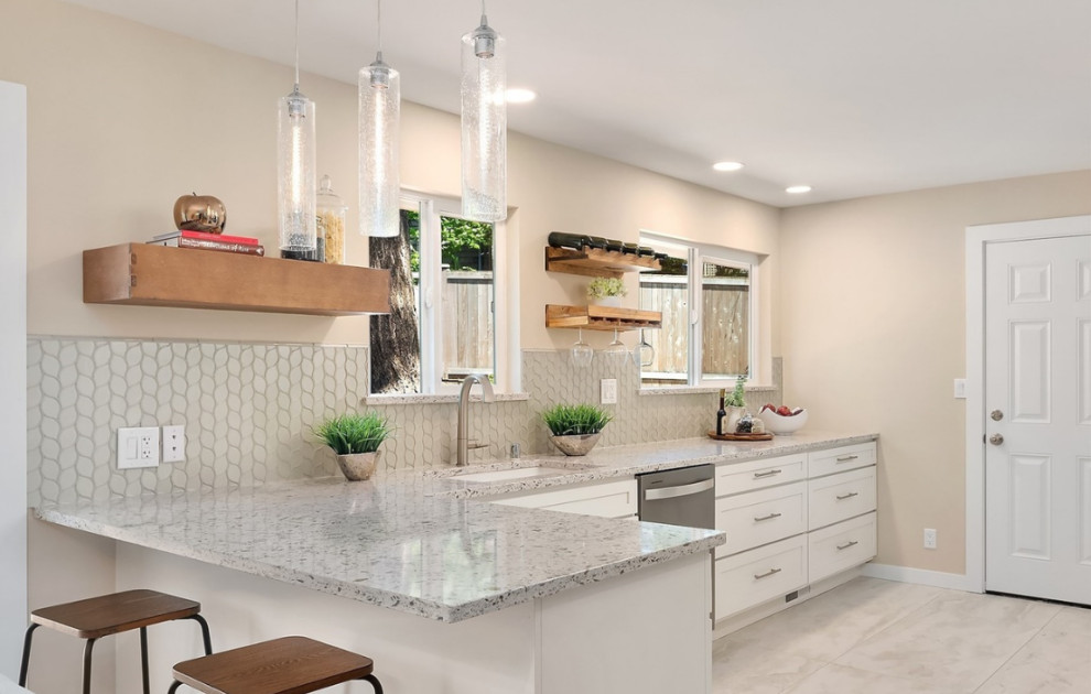 Kitchen, Living Room, Refinish, Primary Bath Remodel