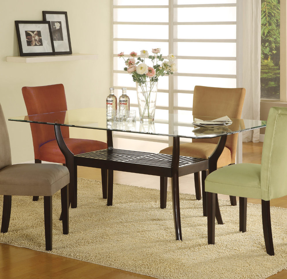 Bloomfield Collection Dining Table in Cappuccino