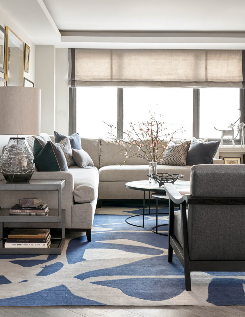 Upper East Side Residence contemporary-living-room