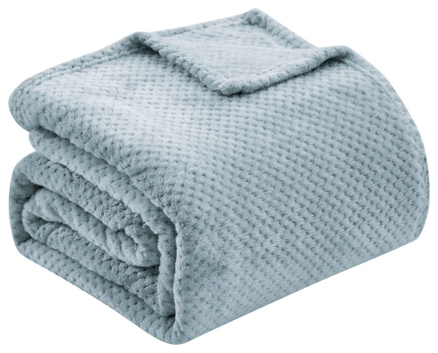 Thesis Plush Textured Blanket, King Transitional Blankets by