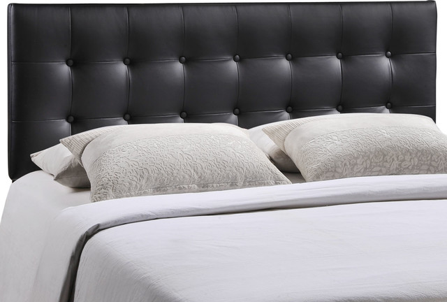 Modway Furniture Annabel Queen Vinyl Headboard Category Bedroom Color Black NEW