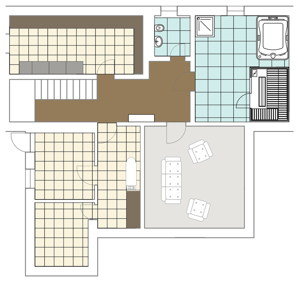 План подвального этажа