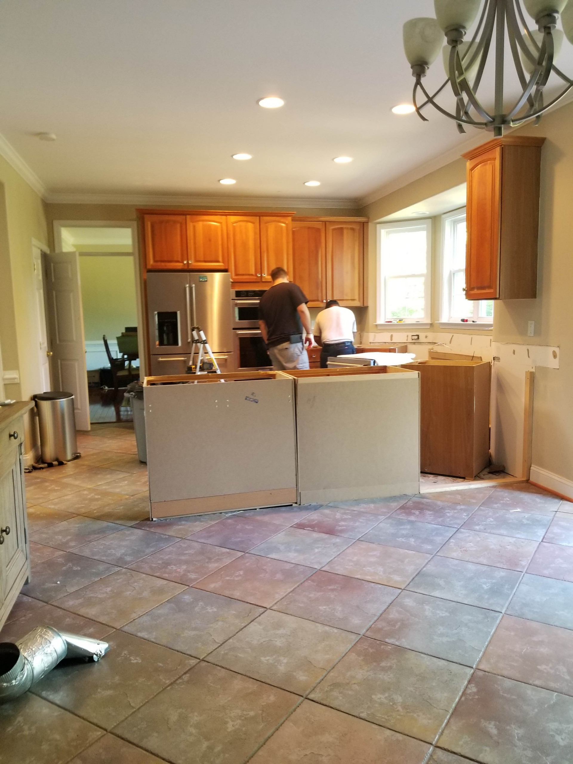 Linen Glazed Kitchen Remodel