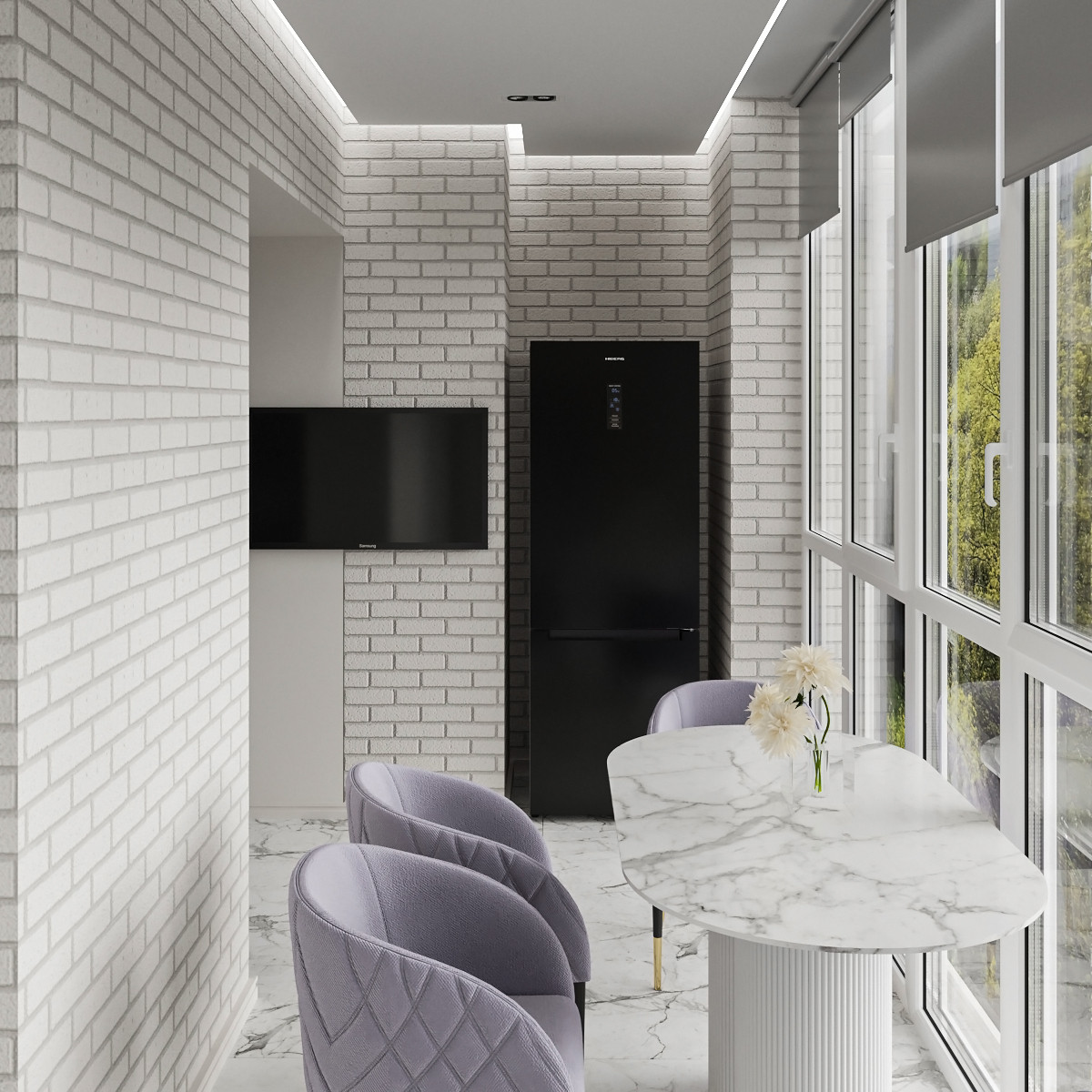 Двухуровневая квартира на Западном.