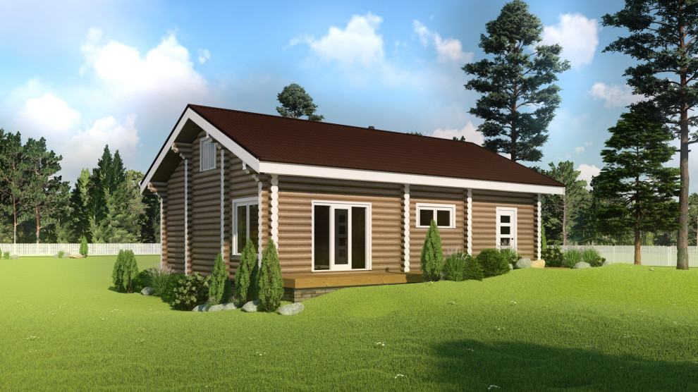 банный комплекс из бревна 240мм