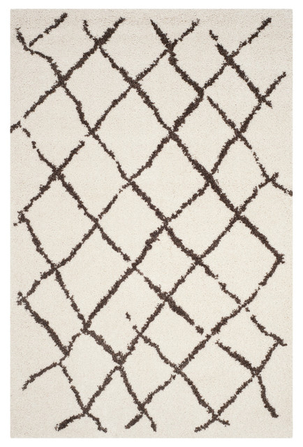 Nora Contemporary Shag Rug, 120x180 cm