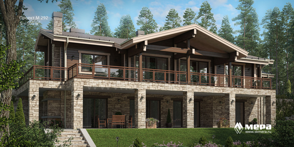 Проекты современных домов-шале
