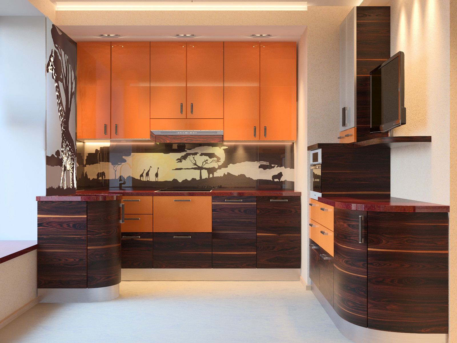 Яркая квартира