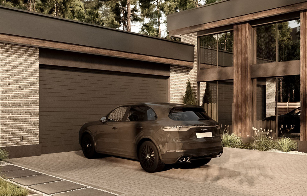 Фасады частного дома в Санкт-Петербурге