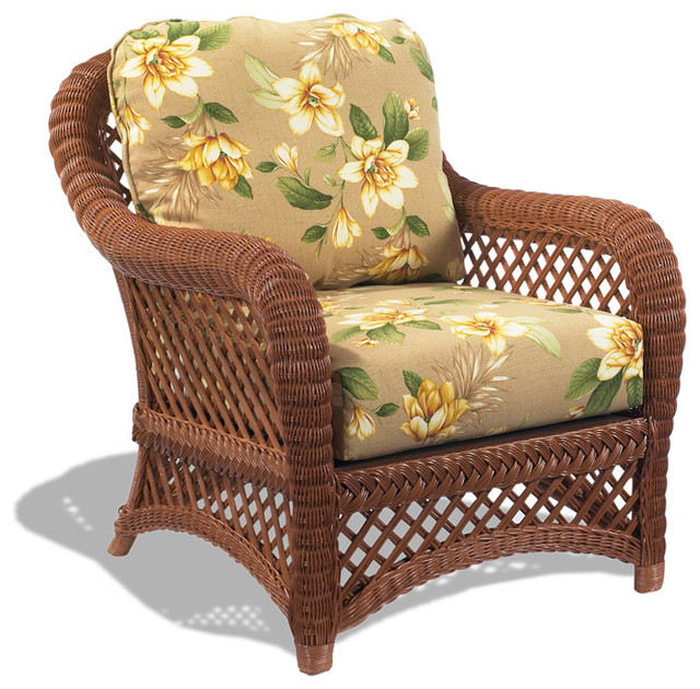Lanai Brown Wicker Chair