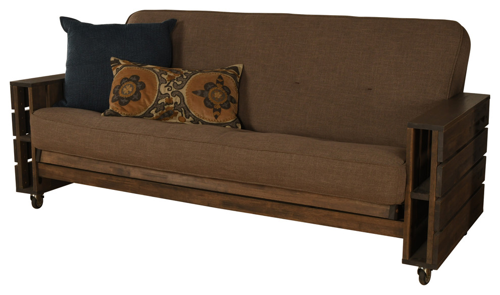 Rustic Futon Sofa Bed Baci Living Room