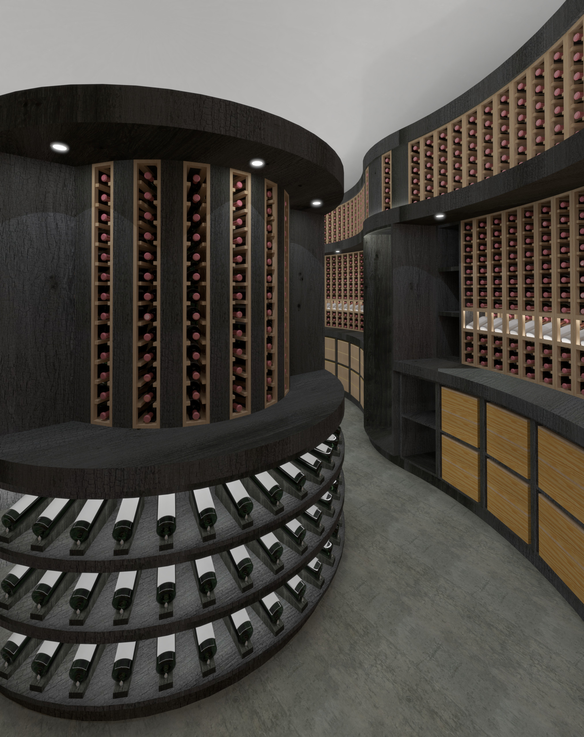 Circular Wine Cellar