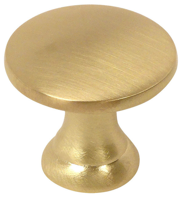 Cosmas 4545BB Brushed Brass Cabinet Knob - Transitional - Cabinet And Drawer  Knobs - by Door Corner | Houzz