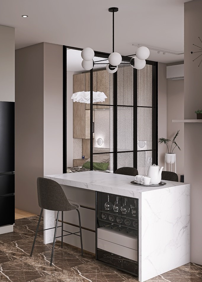 Двухкомнатная квартира