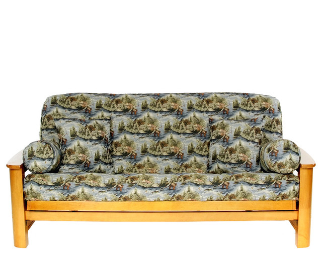 Lifestyle Covers Gone Fishing Full Size Futon Cover & Reviews Houzz