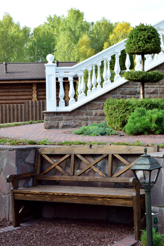 Дизайн участка с уклоном более 7 м.