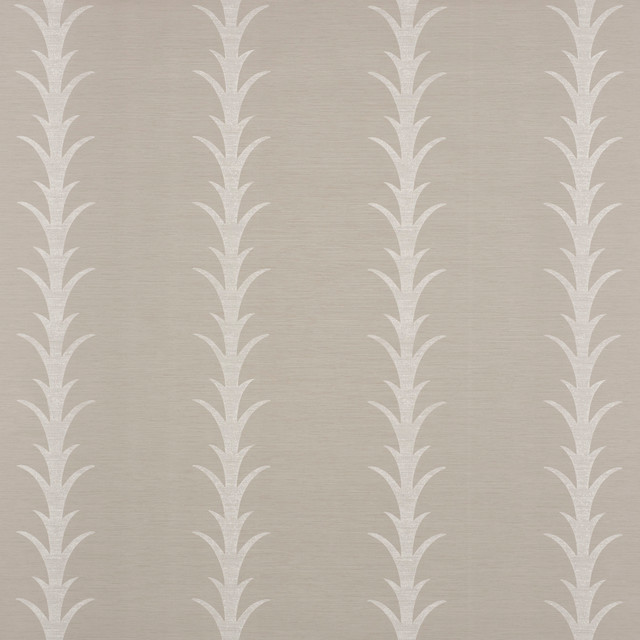 Schumacher Acanthus Stripe Vinyl Textured Wallpaper, 8 YD Rolls
