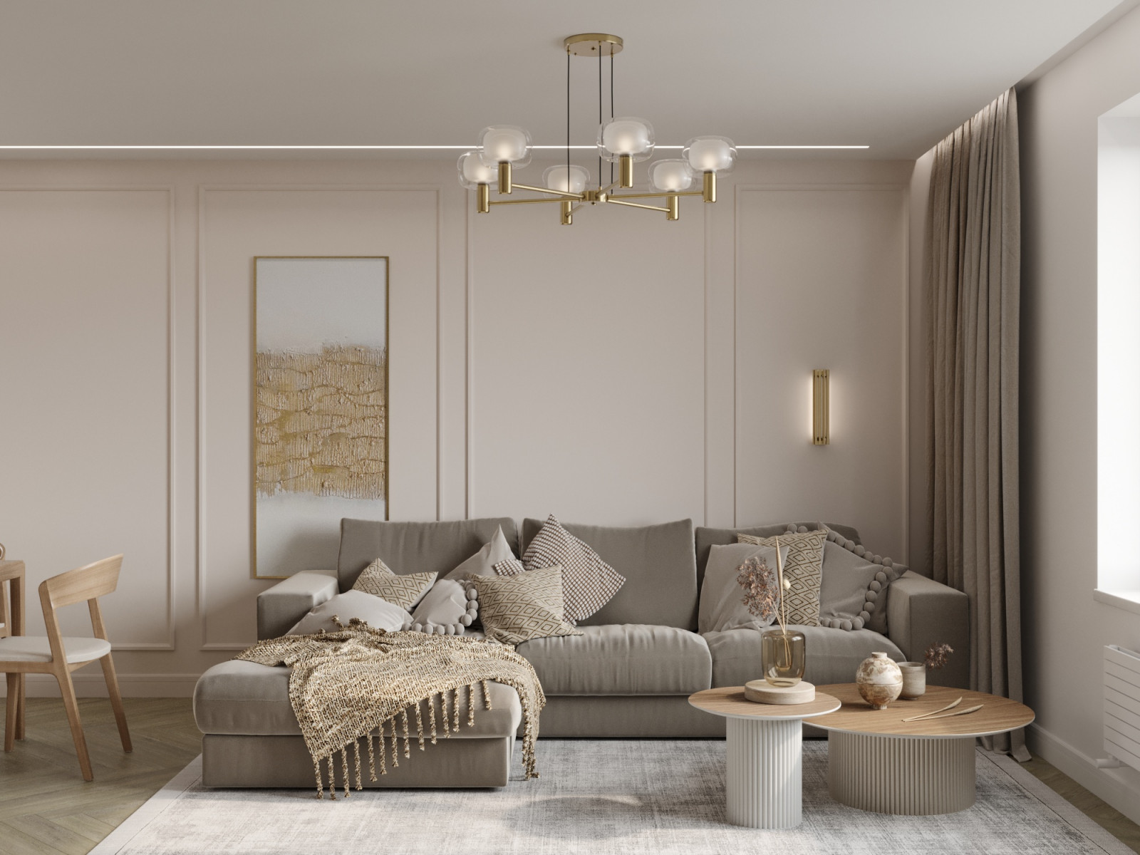 Дизайн интерьера квартиры в ЖК " Пять столиц"