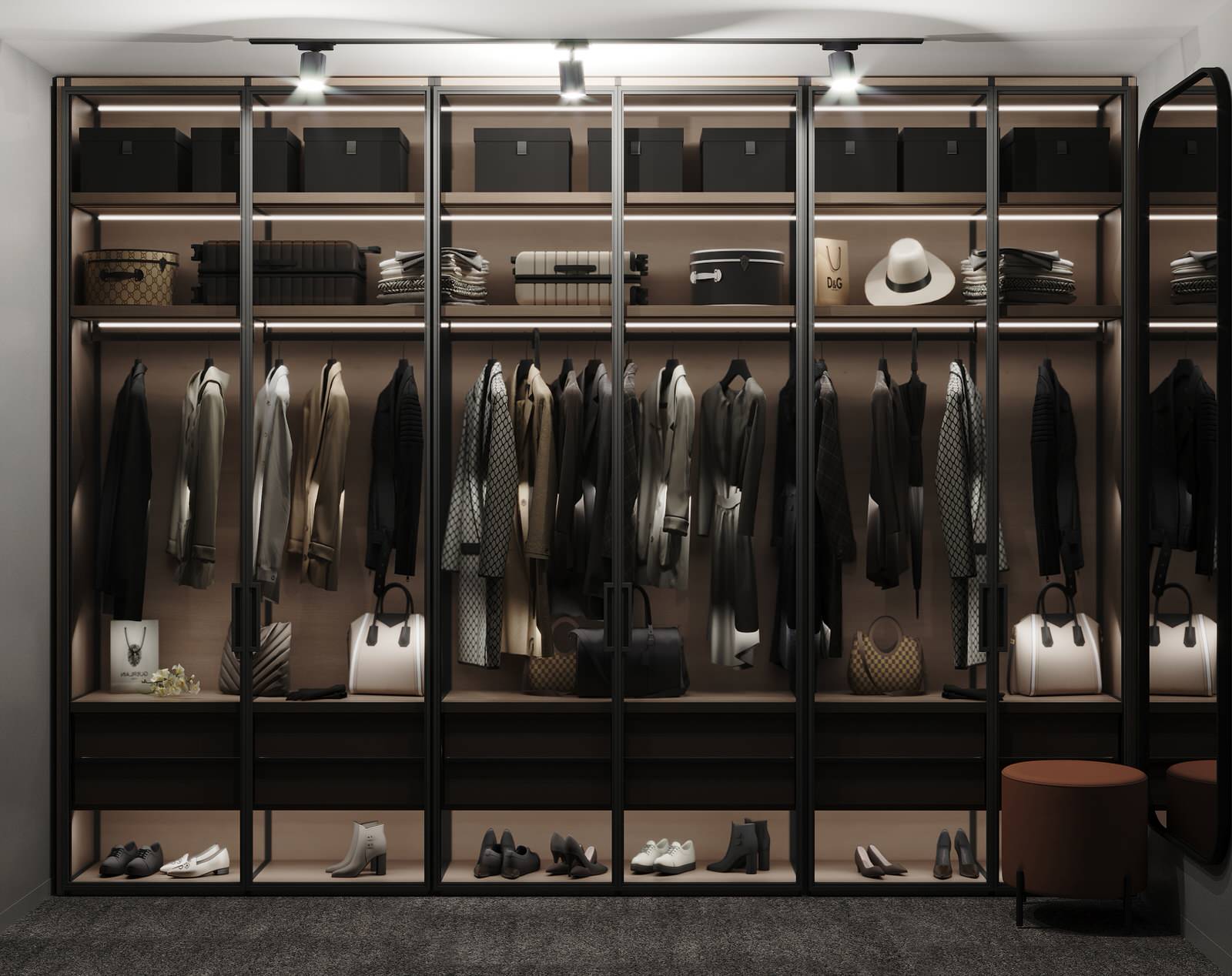 Гардеробная, 6 кв.м., ЖК Максим Горький