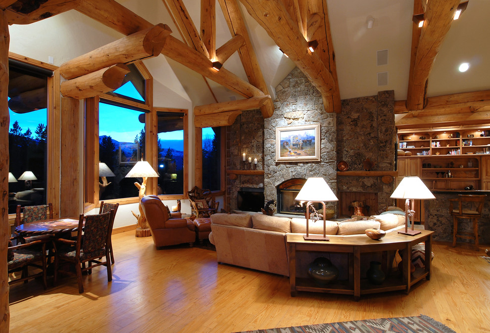 Traditional living room in Denver.