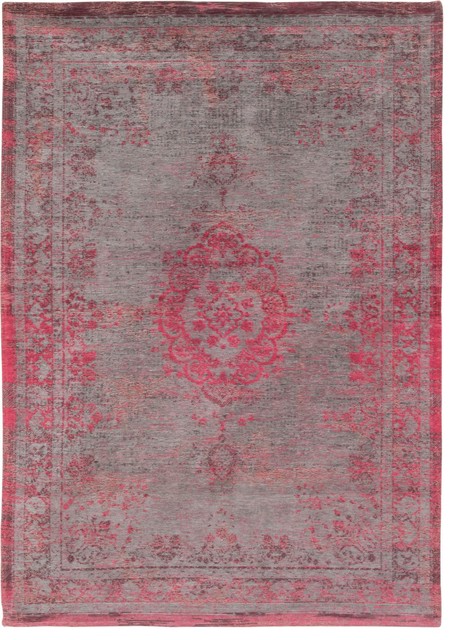 Fading World Area Rug, Pink Medallion, 170x240 cm