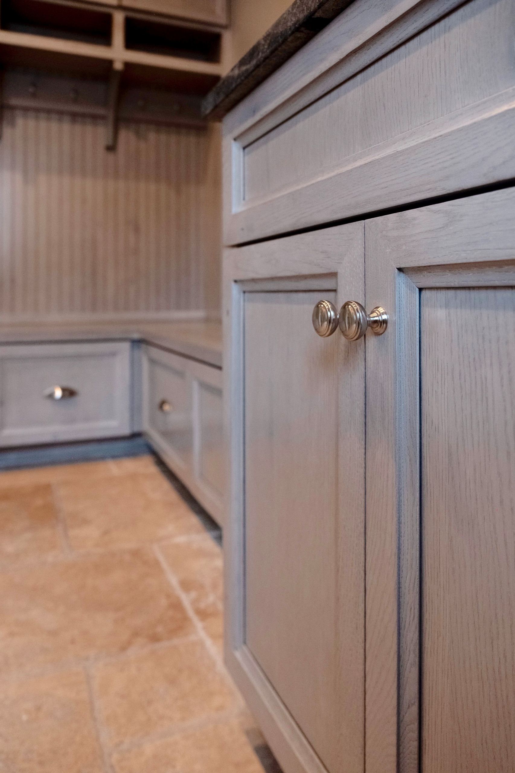 Farmhouse Kitchen, Home Bar and Mudroom