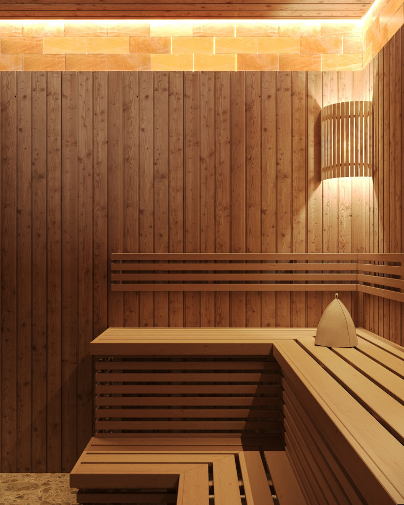 Проект Дома отдыха с сауной, расположенного под Санкт-Петербургом