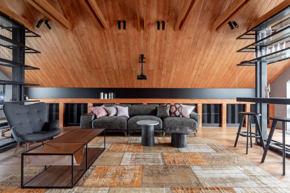 Лофт с сетчатым баром