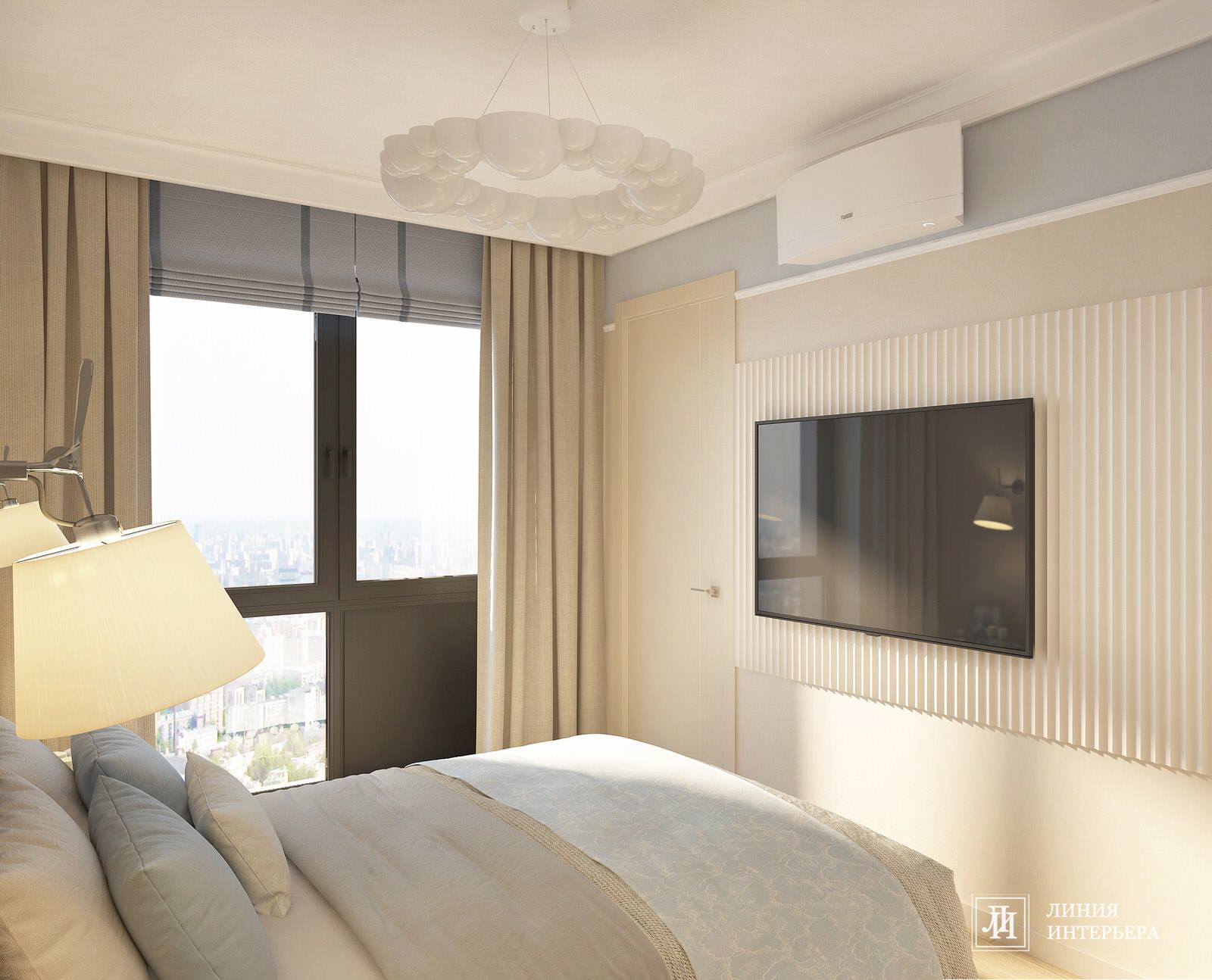 Современный интерьер однокомнатной квартиры