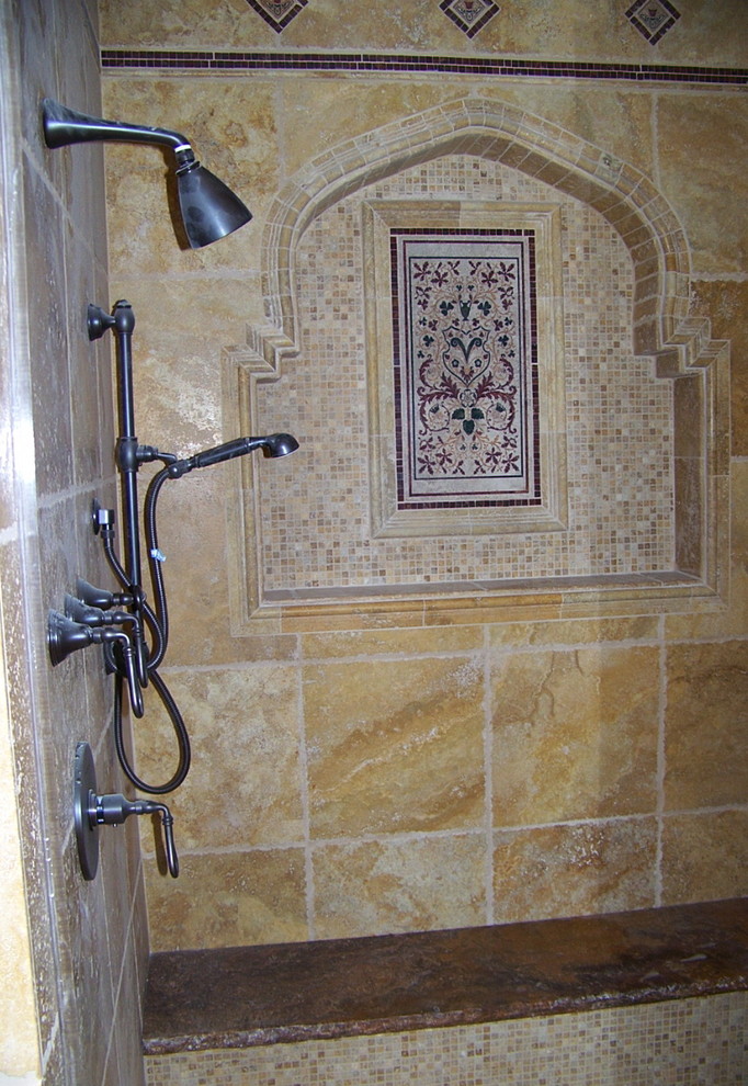 Photo of a mediterranean bathroom in San Luis Obispo.