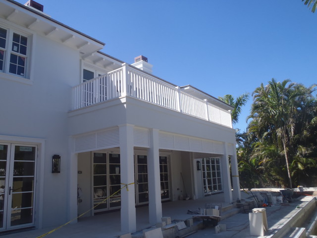 Exterior railing traditional-deck