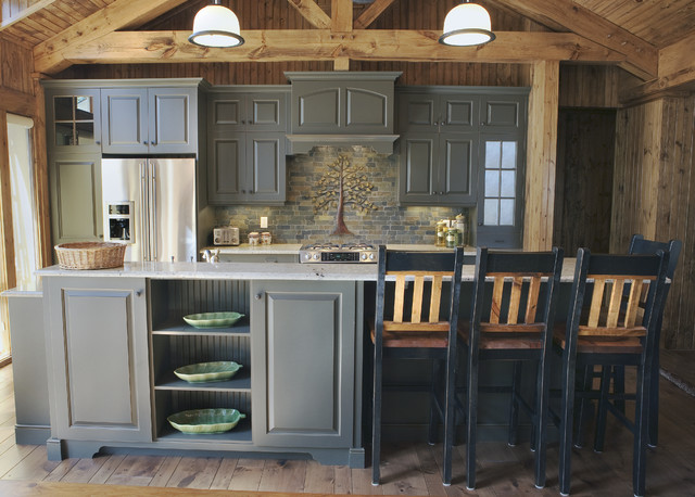 Elmwood Fine Custom Cabinetry Rustic  Kitchen  Other 