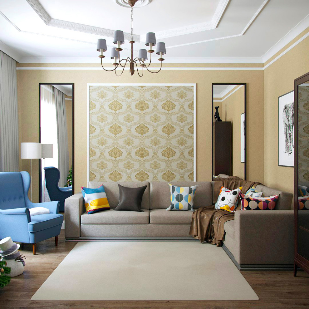 Двухкомнатная квартира в спокойном и лаконичном стиле. Бюджетное решение с ИКЕА.